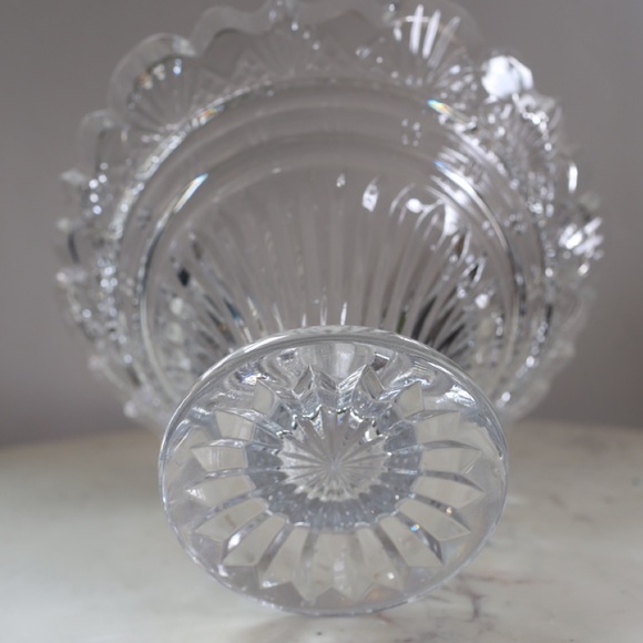 Crystal flared vase - Picture 8 of 8